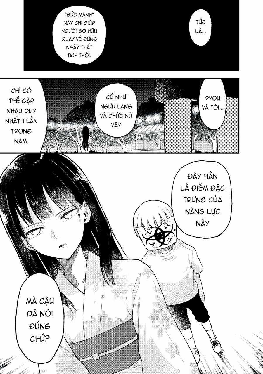 Câu Chuyện Về Em, Người Tôi Chỉ Có Thể Gặp Mỗi Năm Một Lần Chapter 9 trang 25