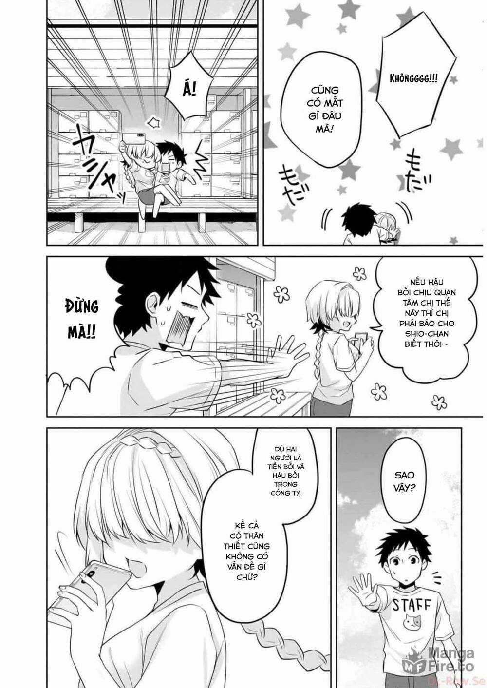 Câu Chuyện Về Tiền Bối Nhỏ Nhắn Ở Chỗ Làm Của Tôi Chapter 77 trang 12