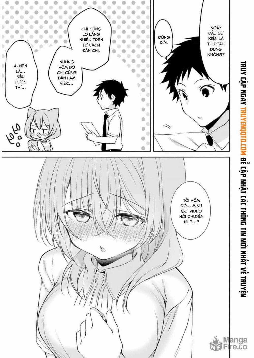 Câu Chuyện Về Tiền Bối Nhỏ Nhắn Ở Chỗ Làm Của Tôi Chapter 77 trang 3