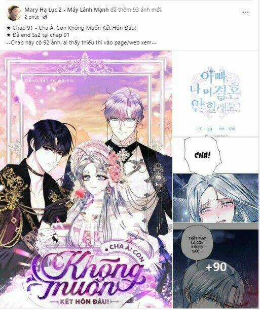 Cha Ơi Con Không Muốn Kết Hôn Đâu Chapter 91 trang 0