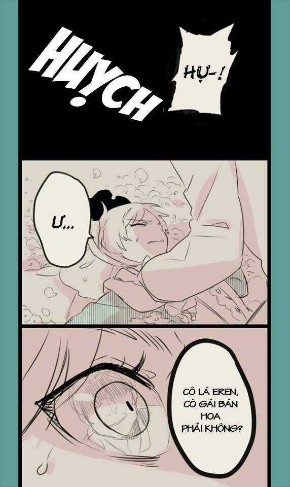 Chàng ác quỷ Levi và cô bé bán bông Eren Chapter 1 trang 3