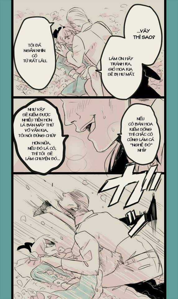 Chàng ác quỷ Levi và cô bé bán bông Eren Chapter 1 trang 4