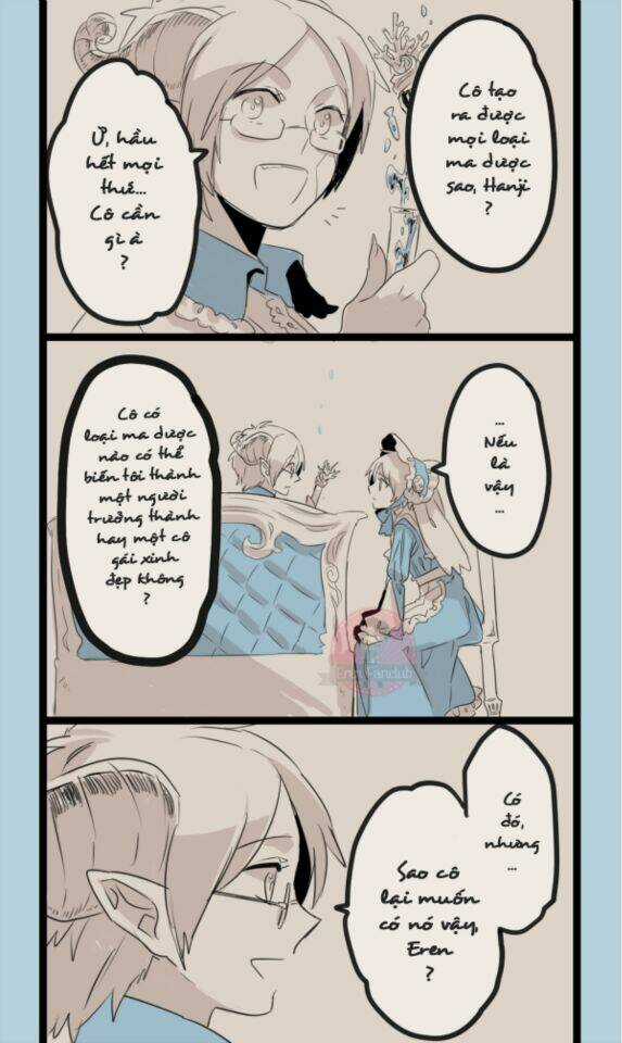 Chàng ác quỷ Levi và cô bé bán bông Eren Chapter 3 trang 12