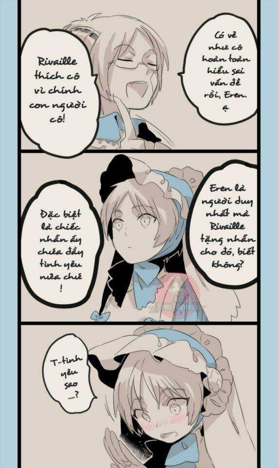 Chàng ác quỷ Levi và cô bé bán bông Eren Chapter 3 trang 14