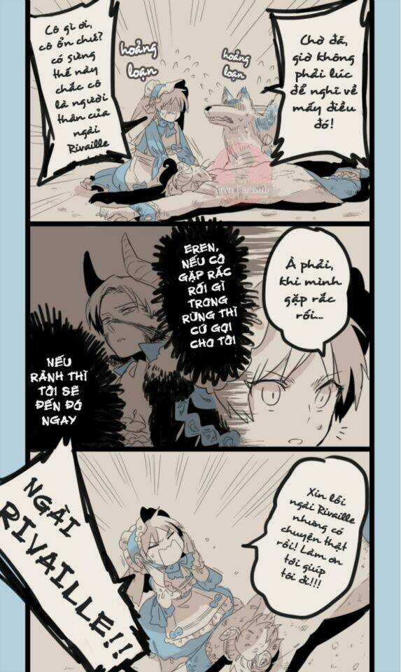 Chàng ác quỷ Levi và cô bé bán bông Eren Chapter 3 trang 3