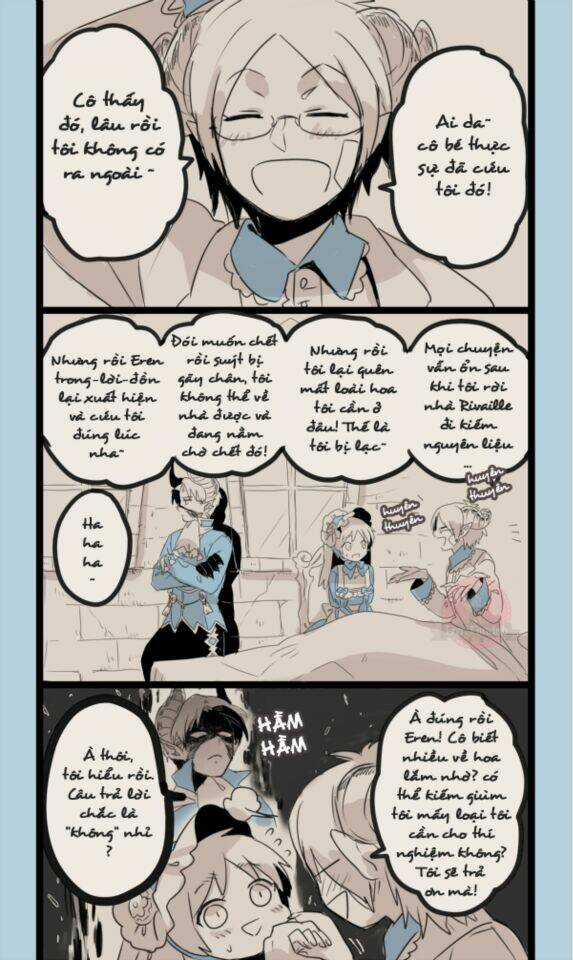 Chàng ác quỷ Levi và cô bé bán bông Eren Chapter 3 trang 8