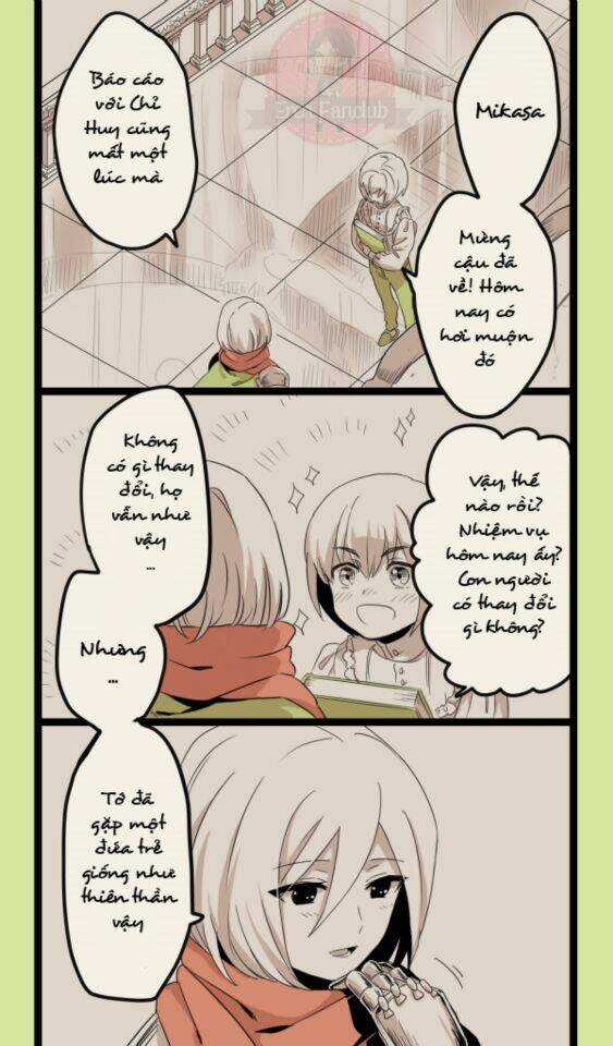 Chàng ác quỷ Levi và cô bé bán bông Eren Chapter 5 trang 8