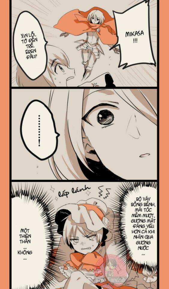 Chàng ác quỷ Levi và cô bé bán bông Eren Chapter 6 trang 8