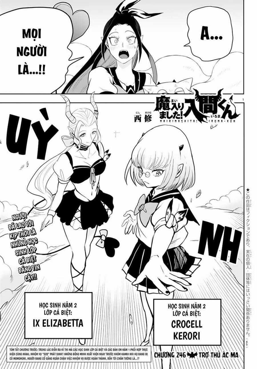 Chào Mừng Cậu Đến Trường Iruma-Kun Chương 246 trang 1