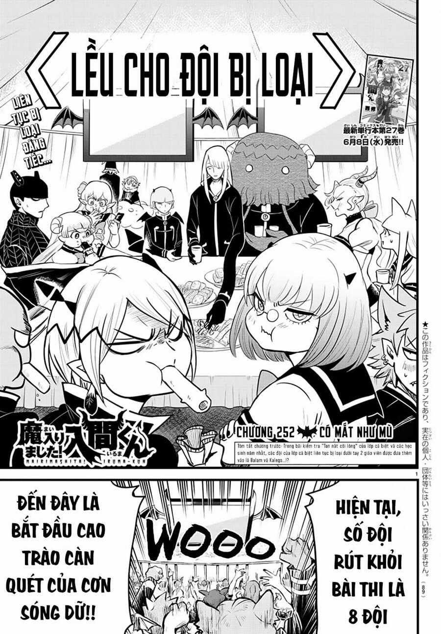 Chào Mừng Cậu Đến Trường Iruma-Kun Chương 252 trang 1