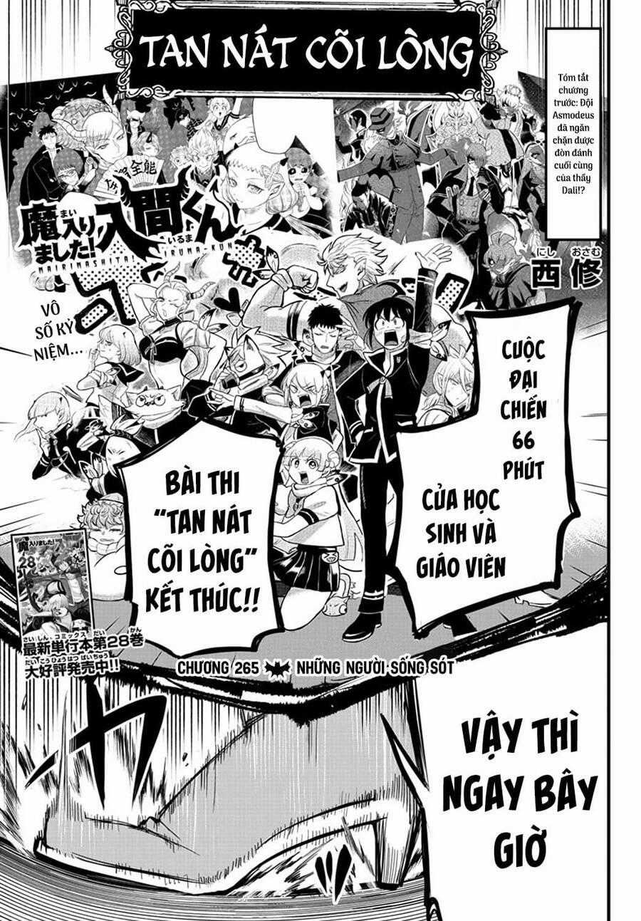 Chào Mừng Cậu Đến Trường Iruma-Kun Chương 265 trang 1