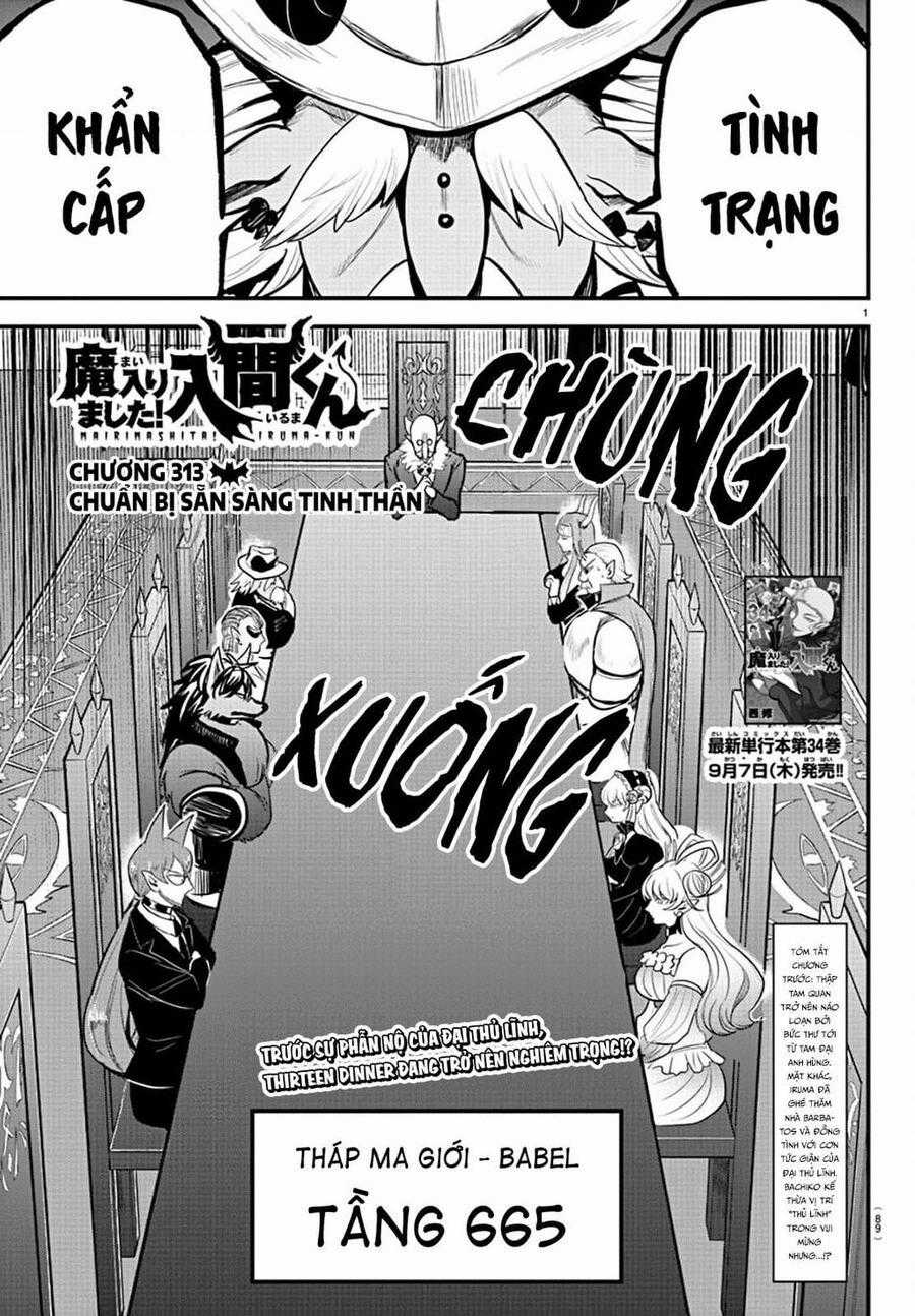 Chào Mừng Cậu Đến Trường Iruma-Kun Chuong 313 trang 1
