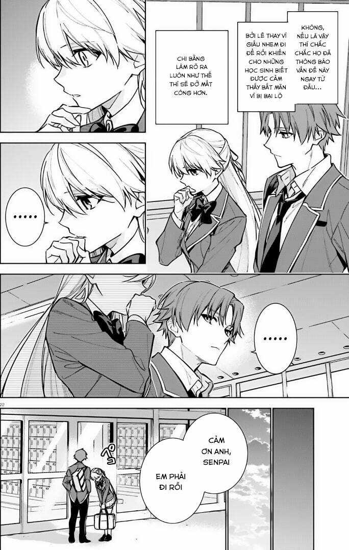 Chào Mừng Đến Với Lớp Học Đề Cao Thực Lực Năm 2 Chapter 11 trang 21