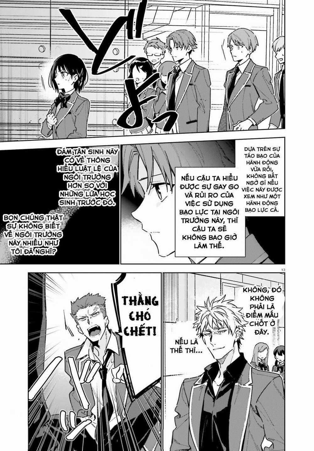 Chào Mừng Đến Với Lớp Học Đề Cao Thực Lực Năm 2 Chapter 3 trang 12