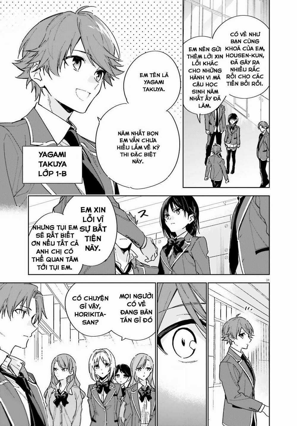 Chào Mừng Đến Với Lớp Học Đề Cao Thực Lực Năm 2 Chapter 3 trang 30