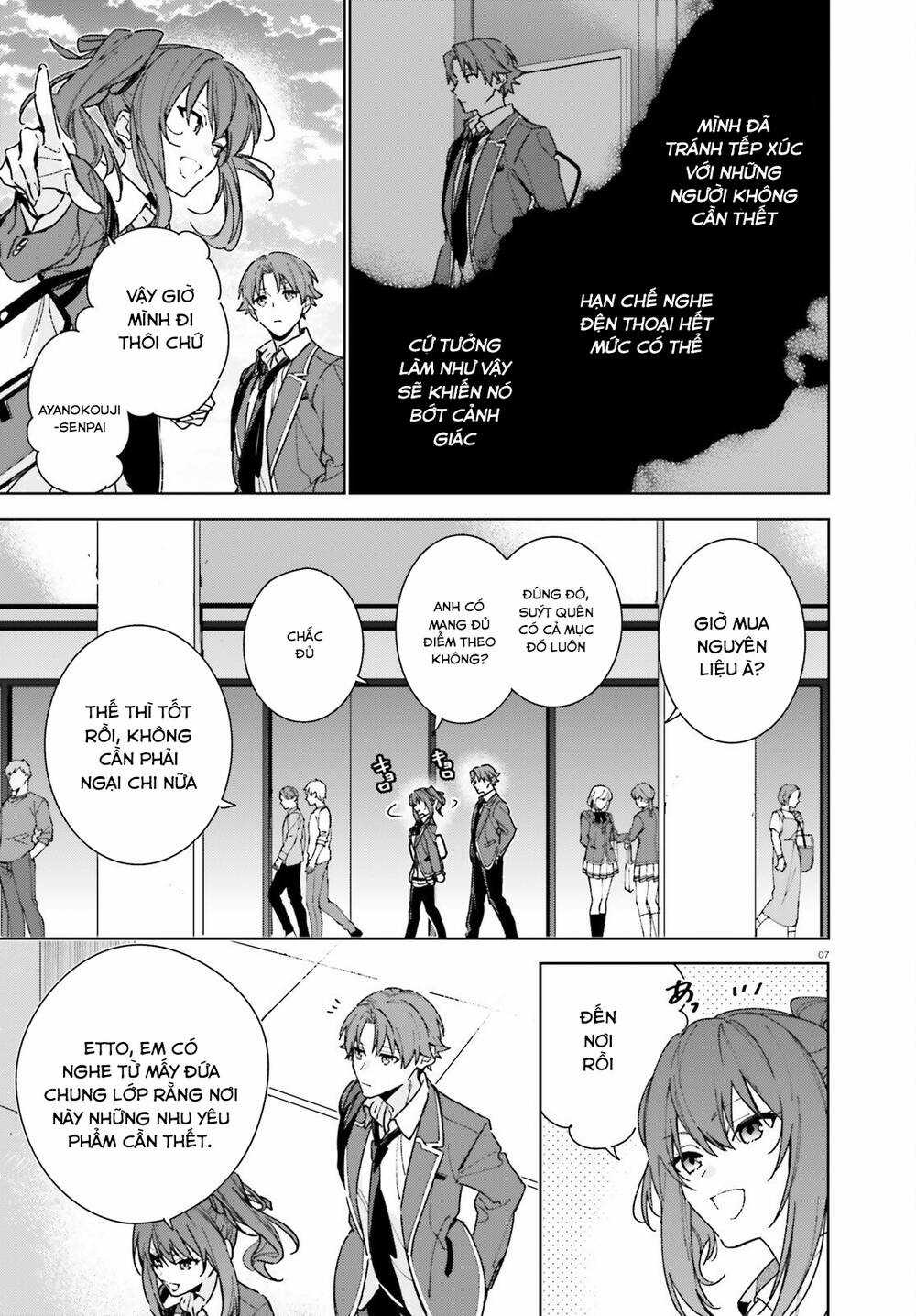 Chào Mừng Đến Với Lớp Học Đề Cao Thực Lực Năm 2 Chapter 7 trang 4