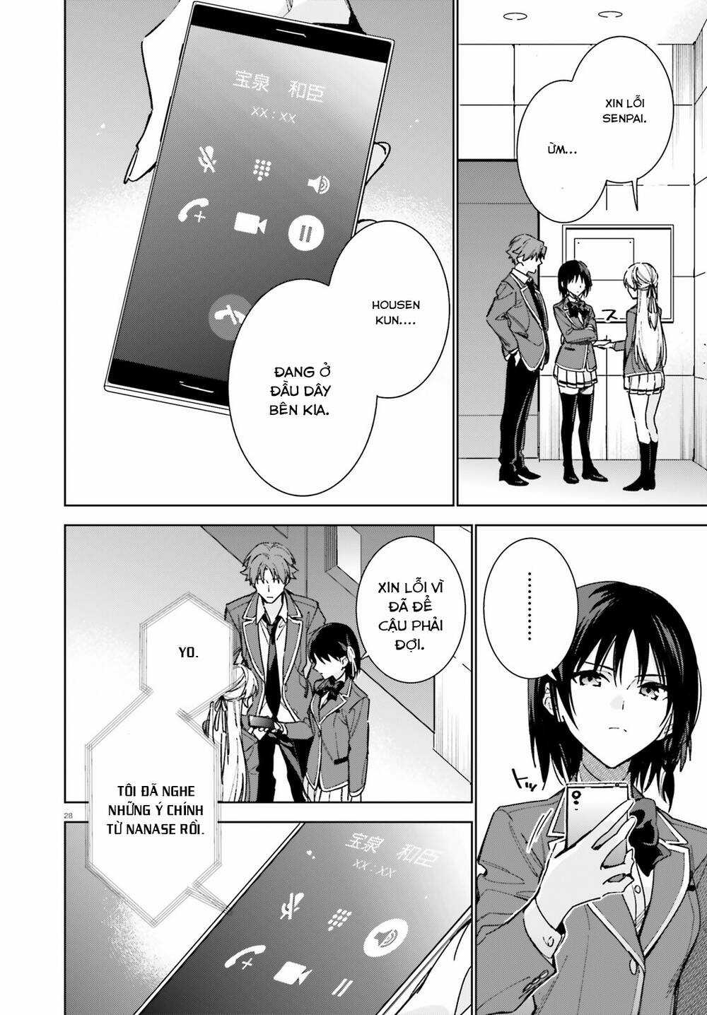 Chào Mừng Đến Với Lớp Học Đề Cao Thực Lực Năm 2 Chapter 9 trang 28