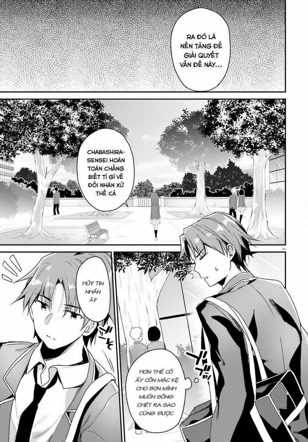 Chào Mừng Đến Với Lớp Học Thượng Đẳng Chapter 11 trang 12