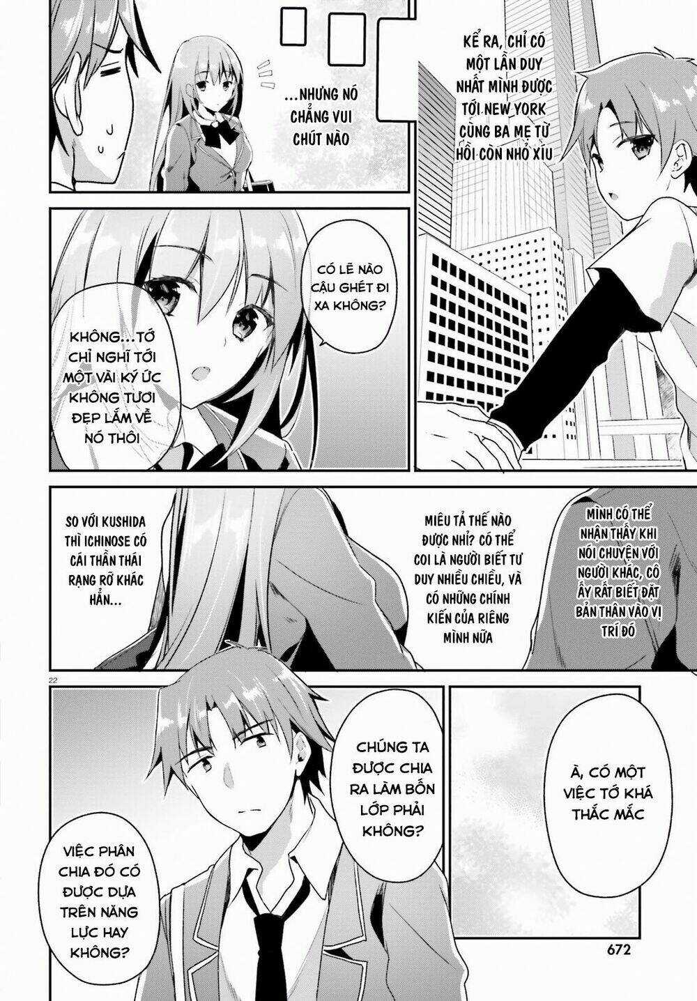 Chào Mừng Đến Với Lớp Học Thượng Đẳng Chapter 11 trang 23