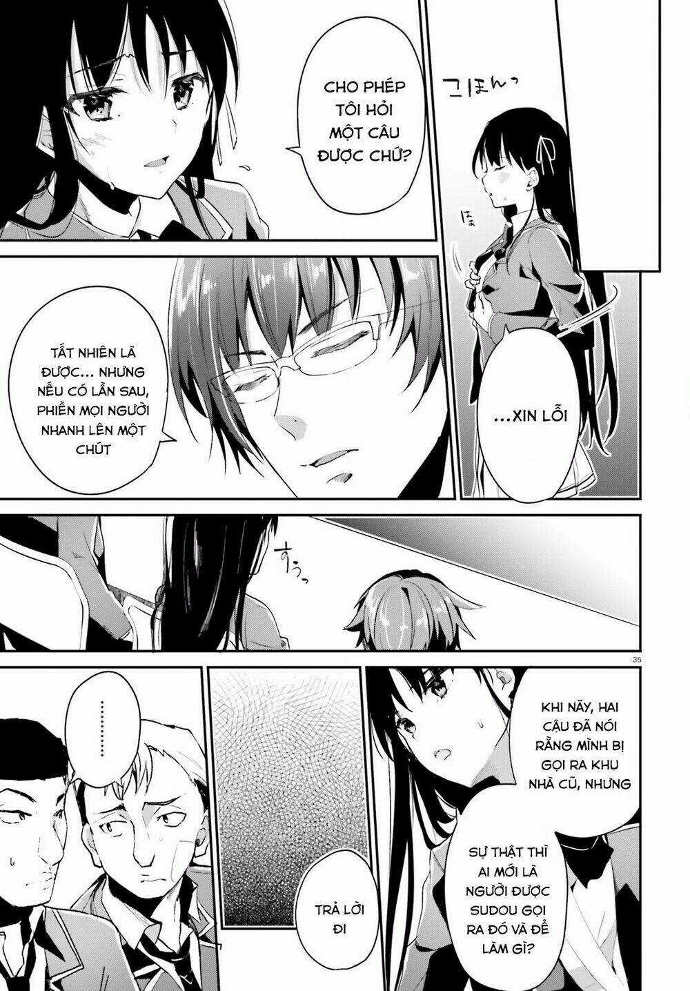 Chào Mừng Đến Với Lớp Học Thượng Đẳng Chapter 12 trang 37