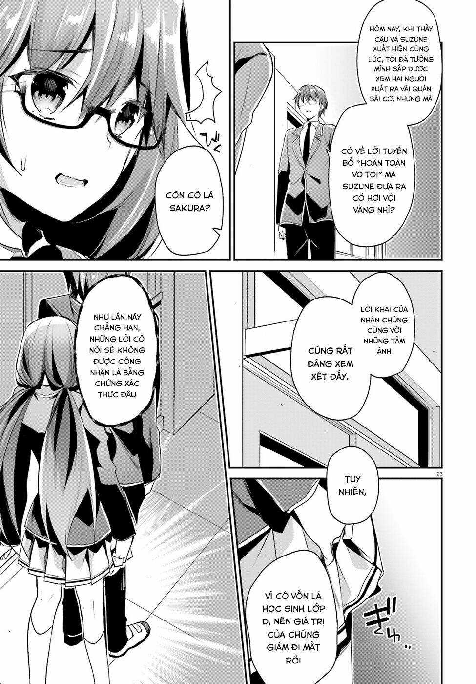 Chào Mừng Đến Với Lớp Học Thượng Đẳng Chapter 13 trang 25