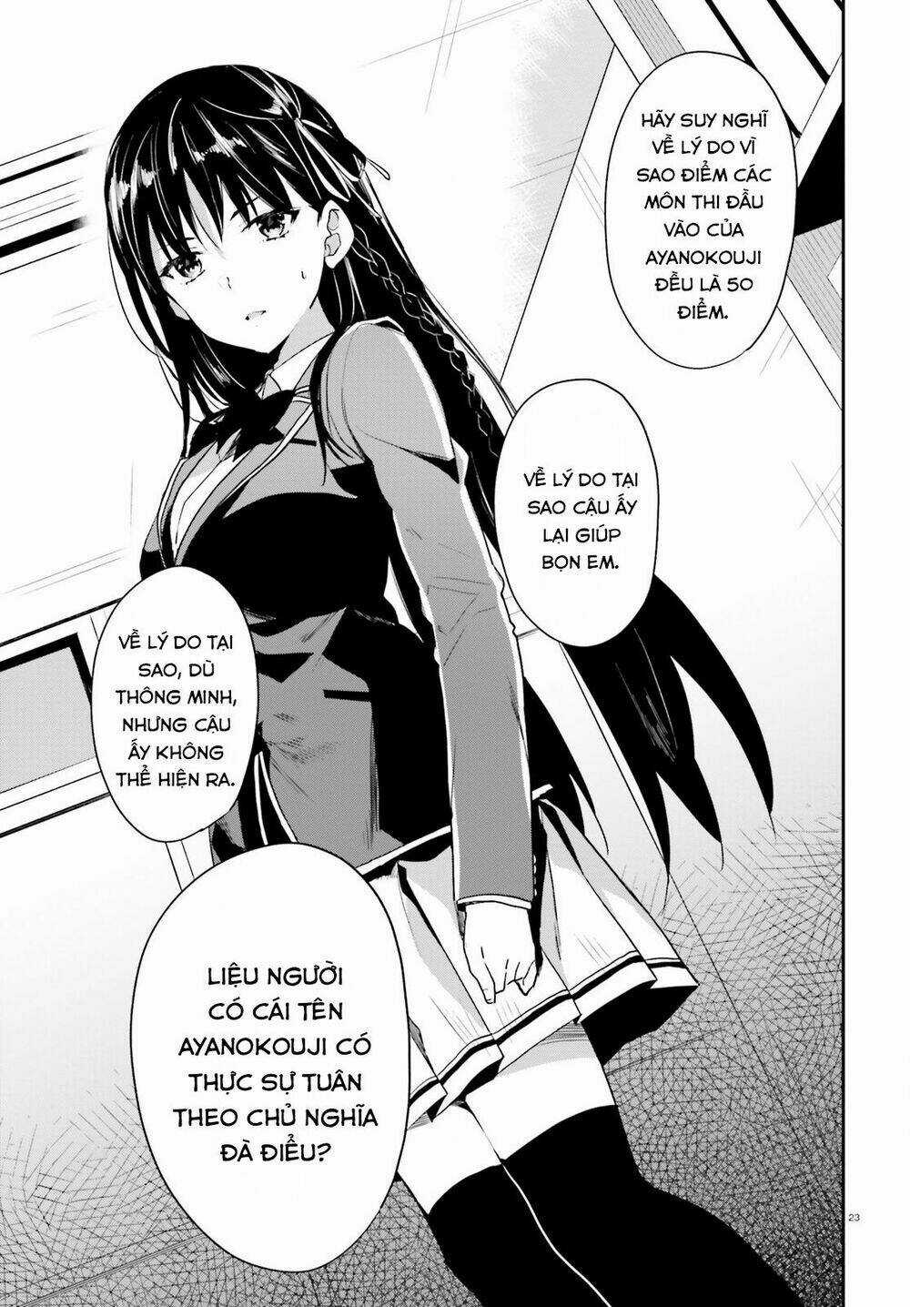 Chào Mừng Đến Với Lớp Học Thượng Đẳng Chapter 15 trang 23