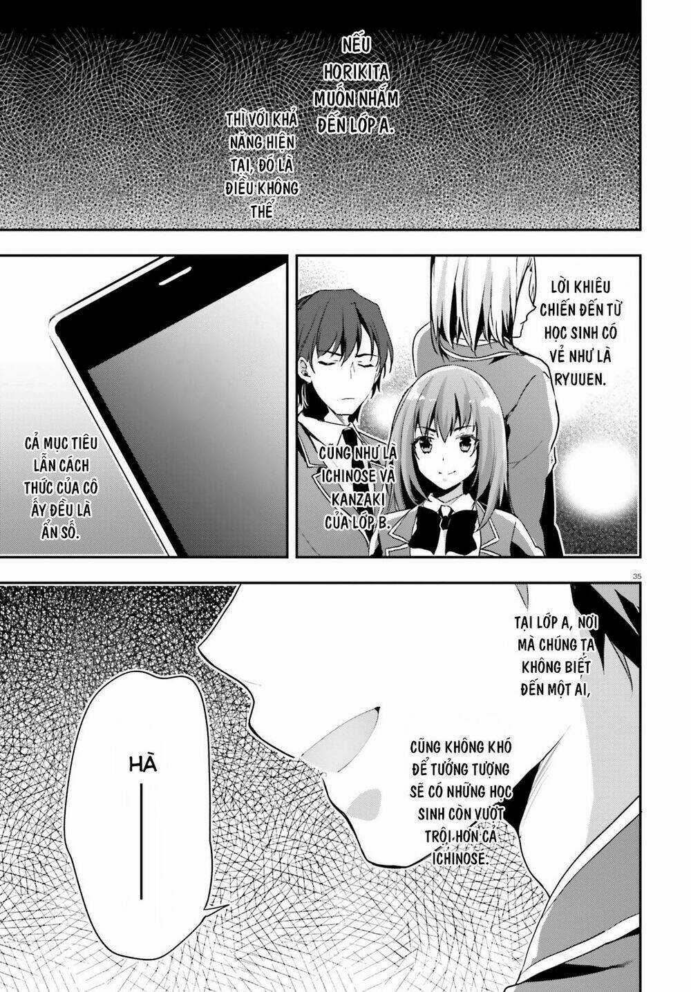 Chào Mừng Đến Với Lớp Học Thượng Đẳng Chapter 15 trang 35