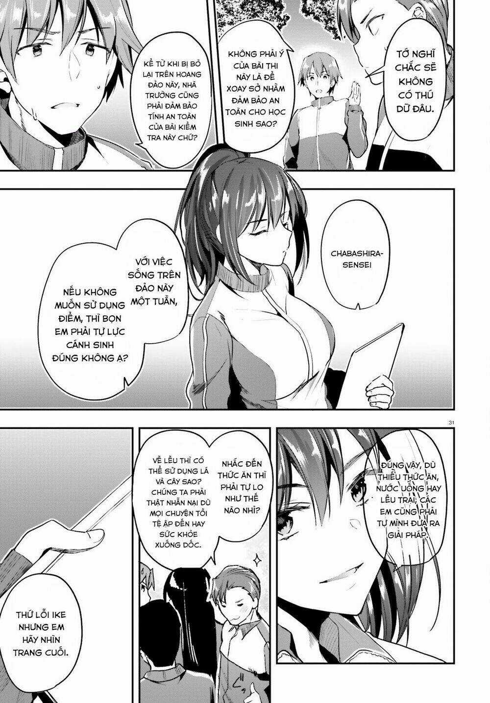 Chào Mừng Đến Với Lớp Học Thượng Đẳng Chapter 16 trang 32