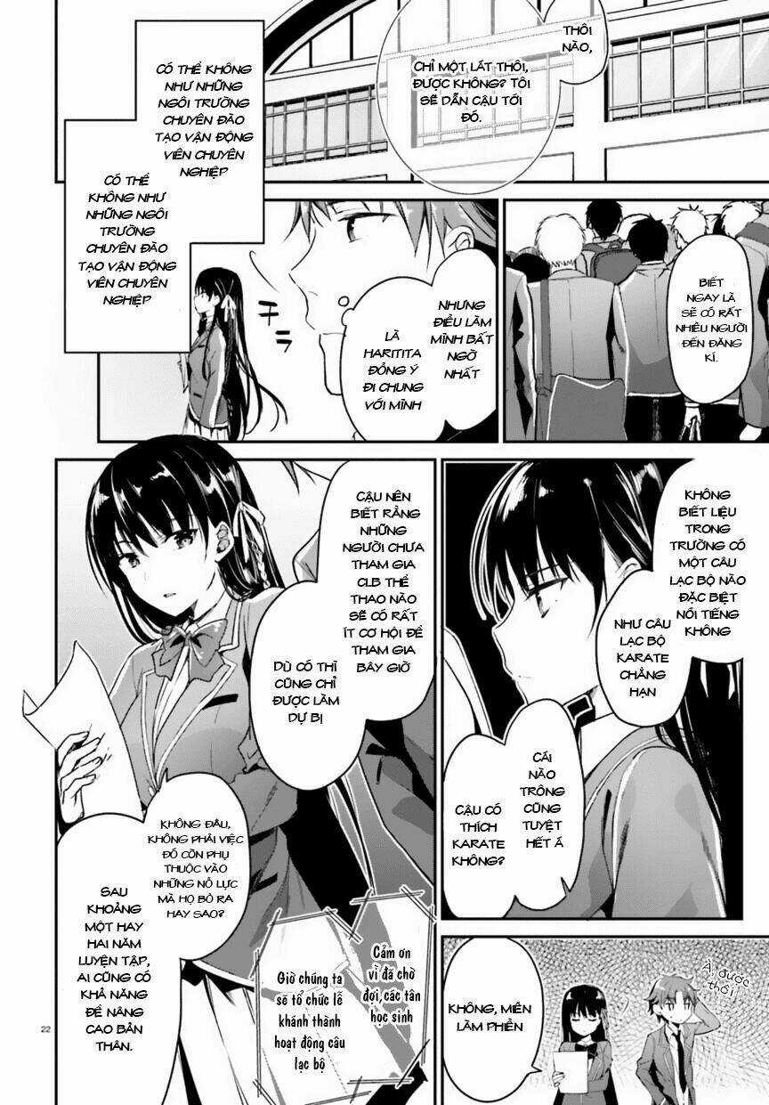 Chào Mừng Đến Với Lớp Học Thượng Đẳng Chapter 2 trang 23