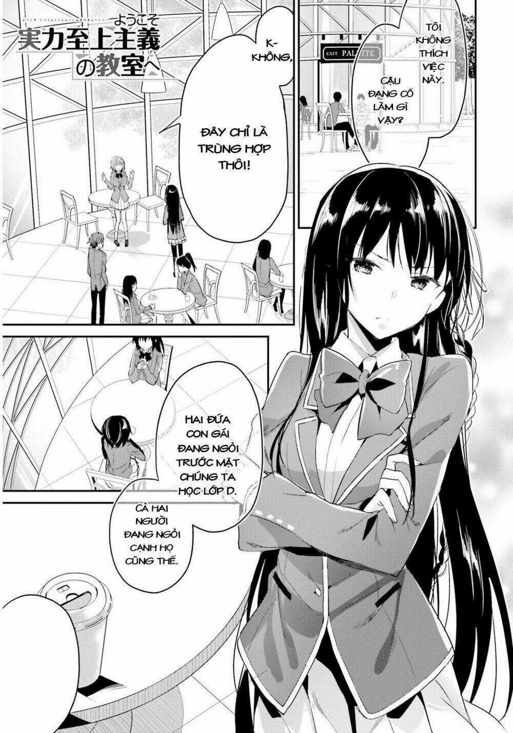 Chào Mừng Đến Với Lớp Học Thượng Đẳng Chapter 3 trang 2