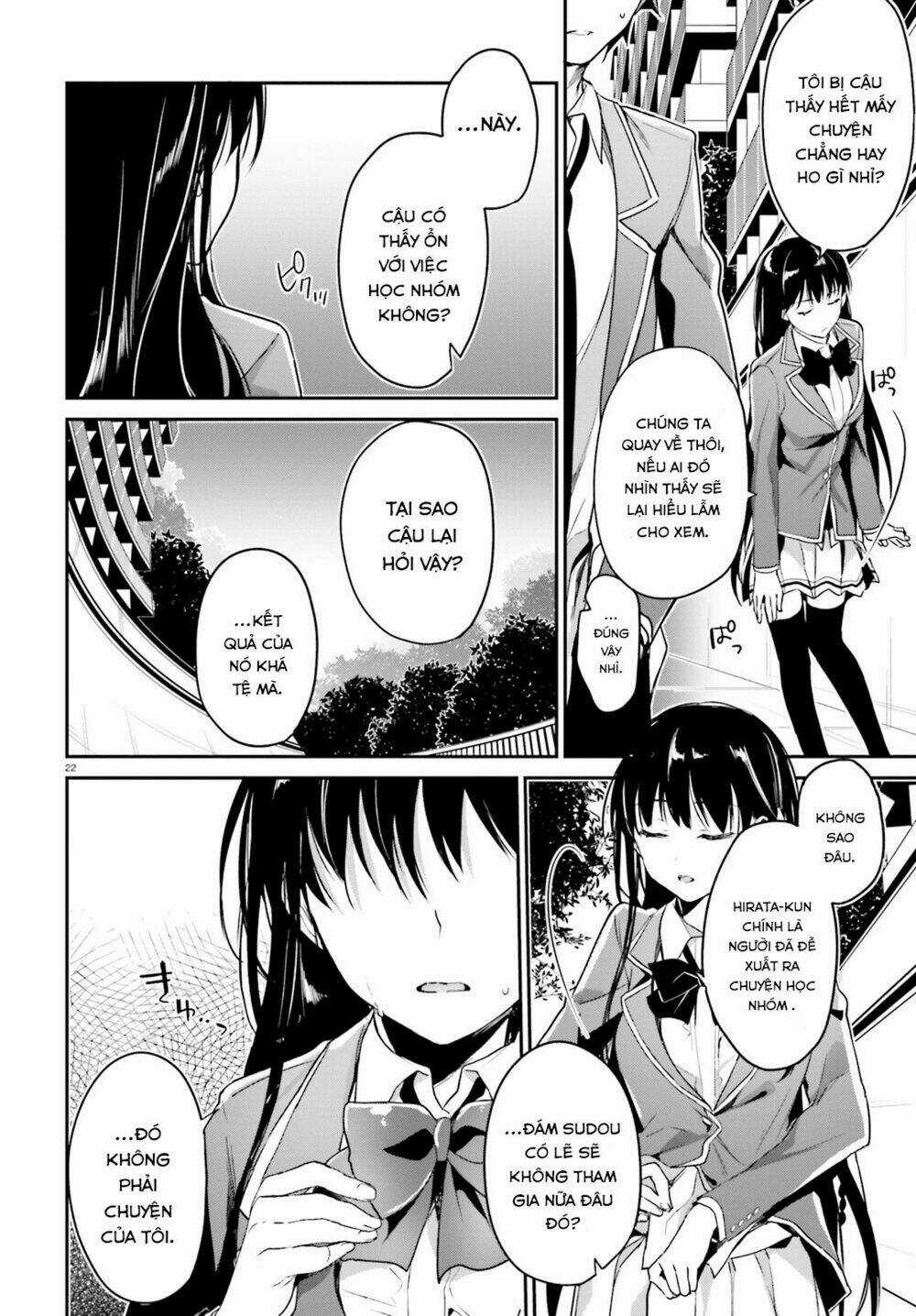 Chào Mừng Đến Với Lớp Học Thượng Đẳng Chapter 6 trang 22