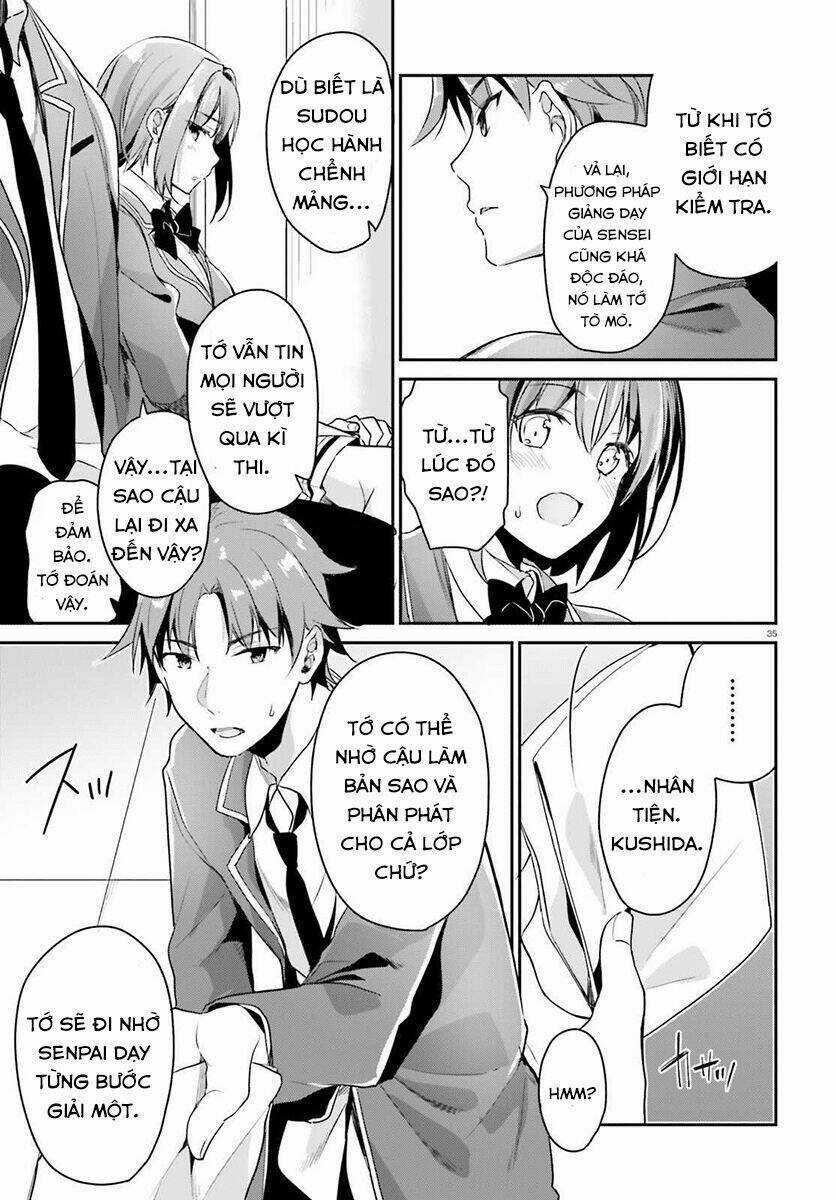 Chào Mừng Đến Với Lớp Học Thượng Đẳng Chapter 7 trang 36