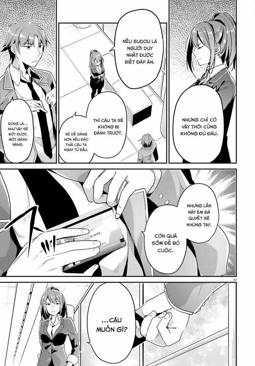 Chào Mừng Đến Với Lớp Học Thượng Đẳng Chapter 8 trang 9