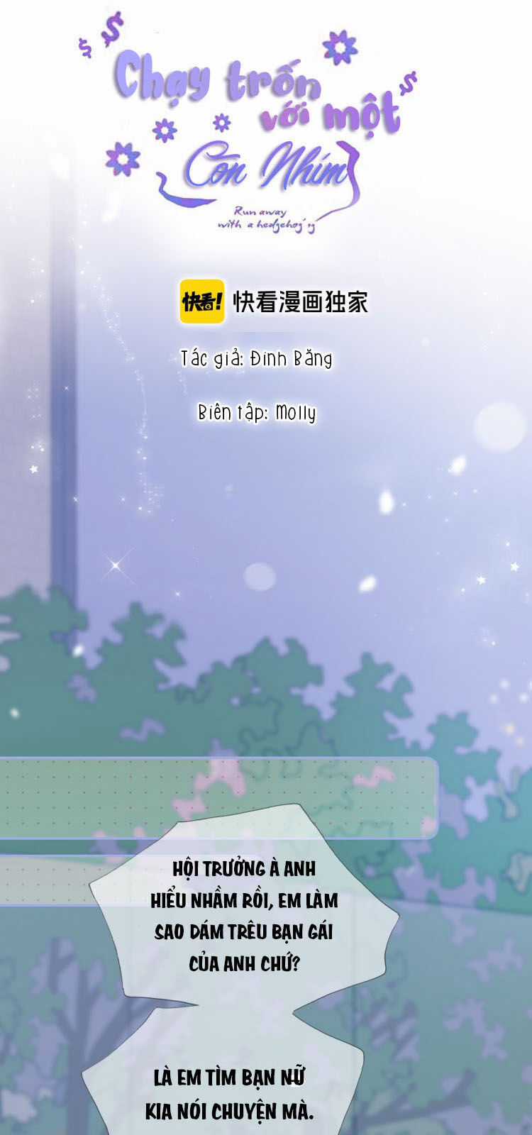 Chạy Trốn Cùng Con Nhím Chapter 3 trang 9