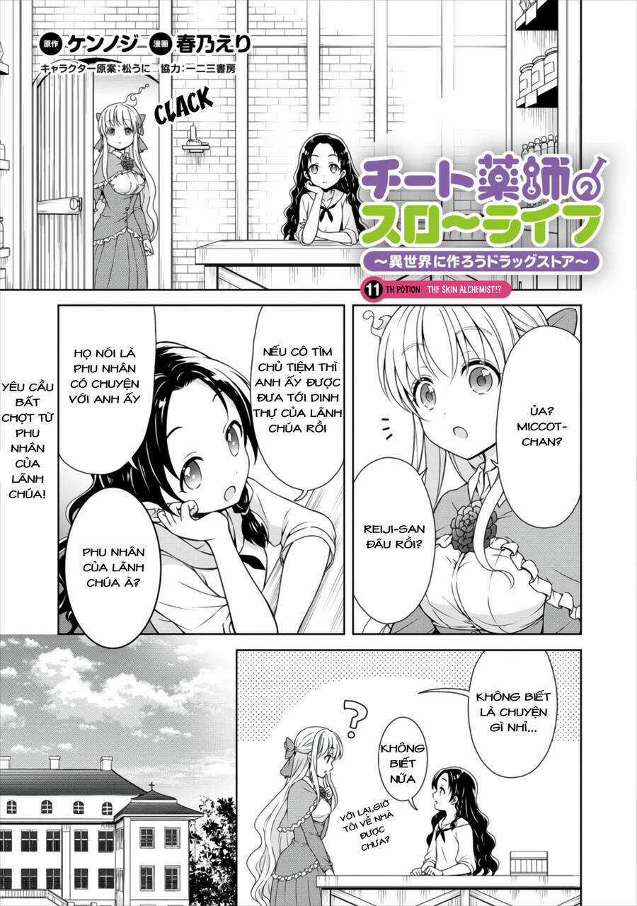 Cheat Kusushi no Slow Life: Isekai ni Tsukurou Drugstore Chapter 11 trang 0