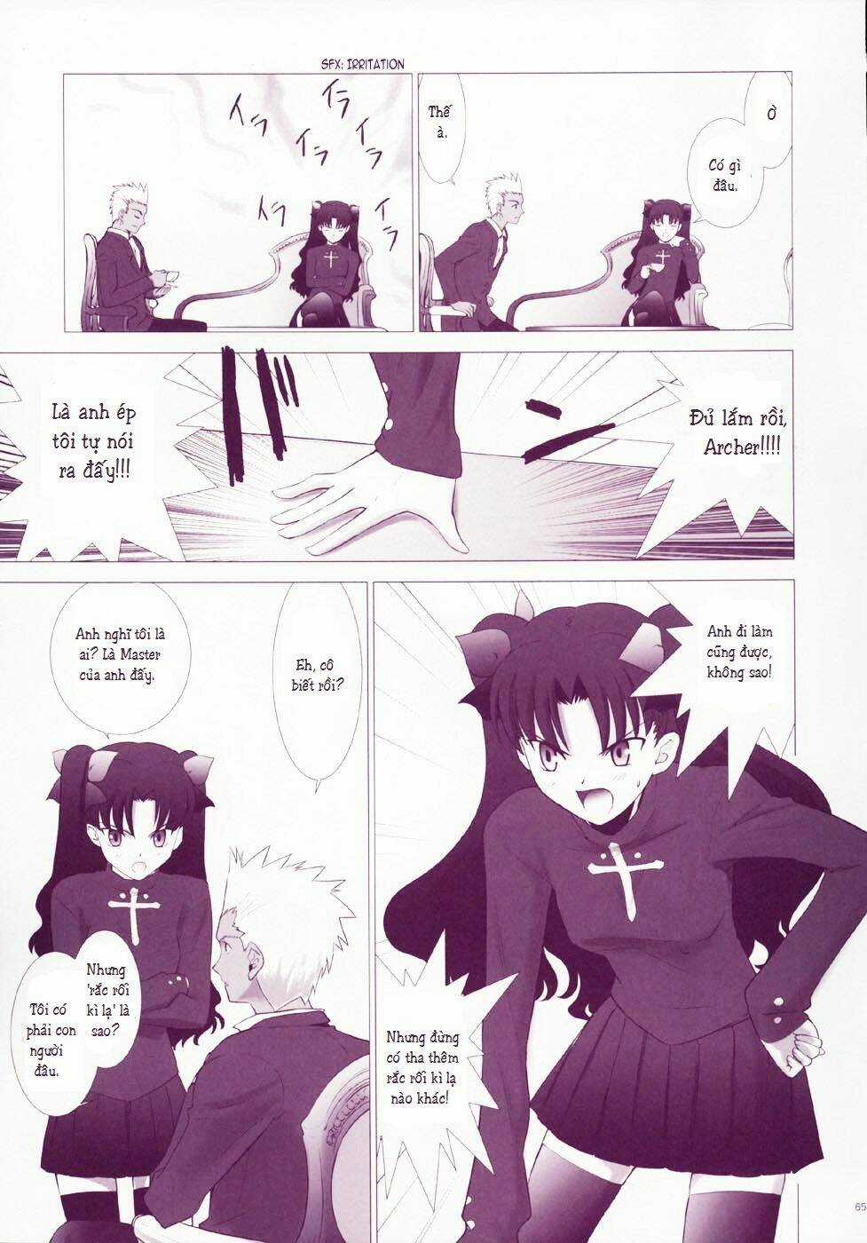 Chén thánh: Đêm Định Mệnh - Doujinshi Archer x Rin Chapter 12 trang 3