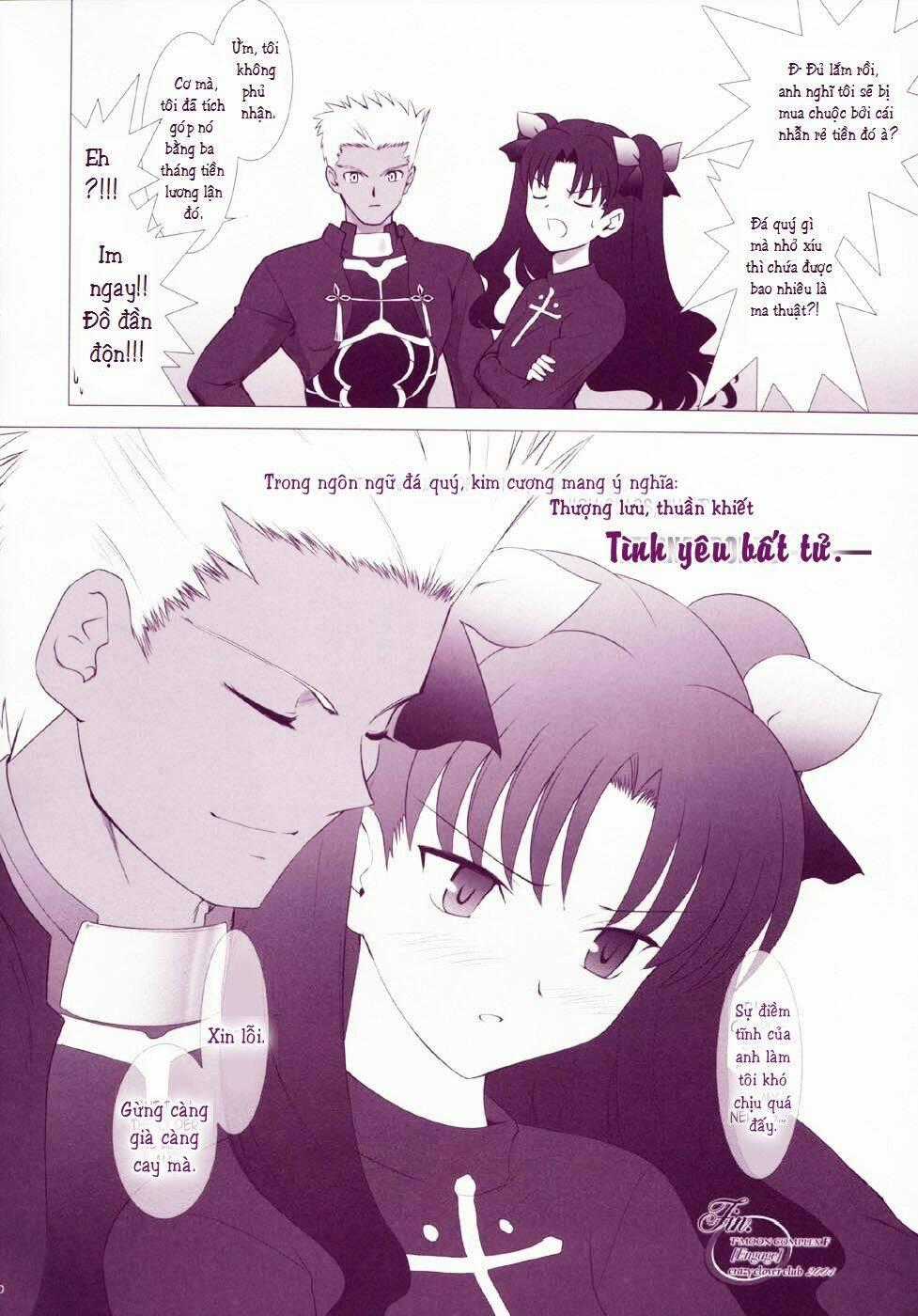 Chén thánh: Đêm Định Mệnh - Doujinshi Archer x Rin Chapter 12 trang 8