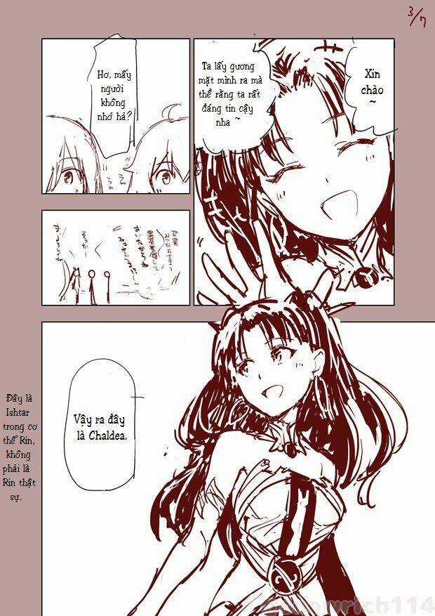 Chén thánh: Đêm Định Mệnh - Doujinshi Archer x Rin Chapter 13 trang 3