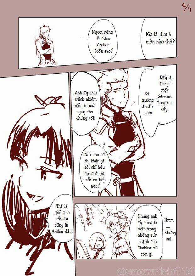 Chén thánh: Đêm Định Mệnh - Doujinshi Archer x Rin Chapter 13 trang 4