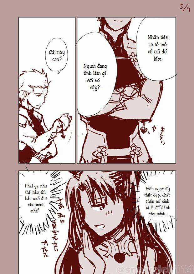 Chén thánh: Đêm Định Mệnh - Doujinshi Archer x Rin Chapter 13 trang 5