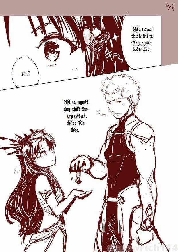 Chén thánh: Đêm Định Mệnh - Doujinshi Archer x Rin Chapter 13 trang 6