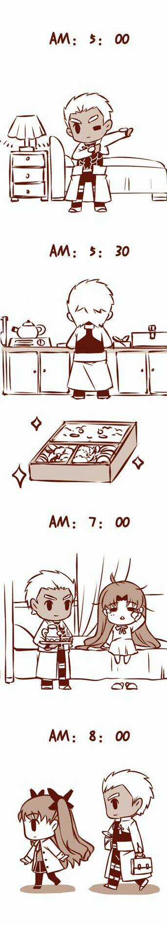 Chén thánh: Đêm Định Mệnh - Doujinshi Archer x Rin Chapter 3 trang 3