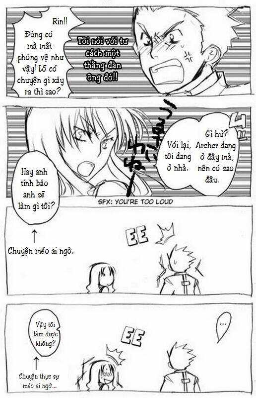 Chén thánh: Đêm Định Mệnh - Doujinshi Archer x Rin Chapter 6 trang 2