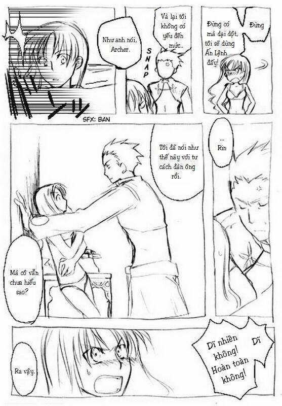 Chén thánh: Đêm Định Mệnh - Doujinshi Archer x Rin Chapter 6 trang 3