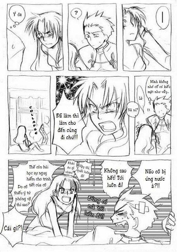 Chén thánh: Đêm Định Mệnh - Doujinshi Archer x Rin Chapter 6 trang 8