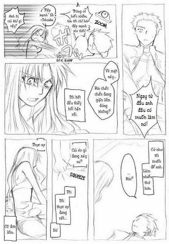 Chén thánh: Đêm Định Mệnh - Doujinshi Archer x Rin Chapter 6 trang 9