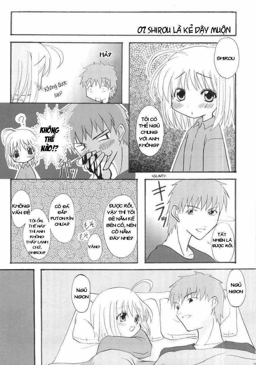 Chén Thánh: Đêm Định Mệnh - Tổng Hợp Doujinshi Chapter 3.2 trang 12