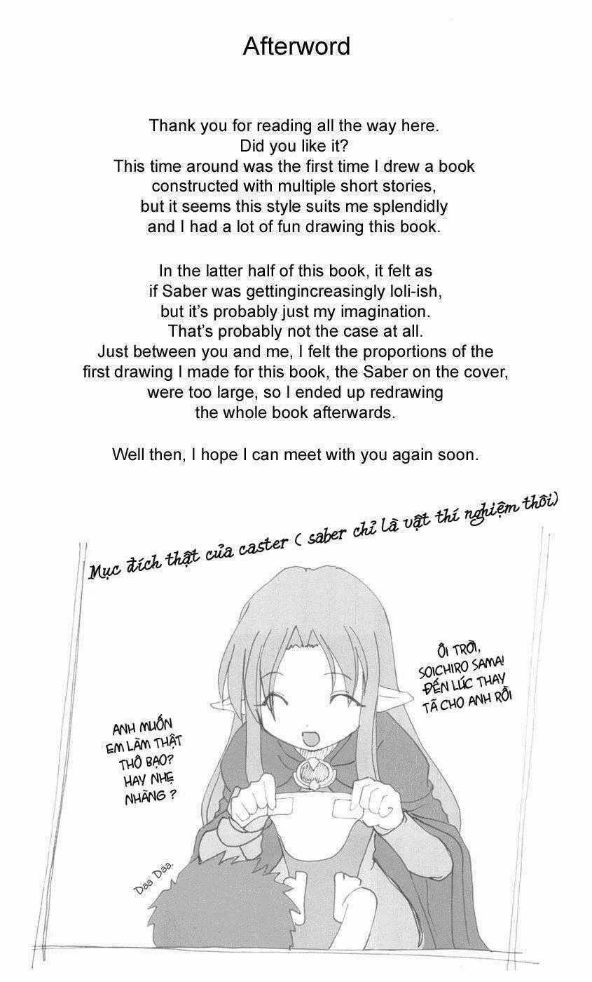 Chén Thánh: Đêm Định Mệnh - Tổng Hợp Doujinshi Chapter 3.2 trang 14