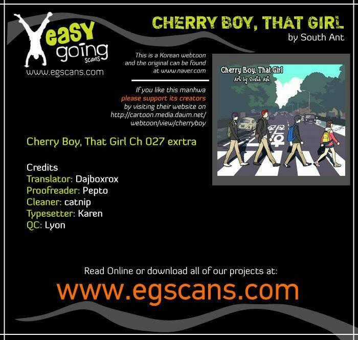 Cherry Boy, That Girl Chapter 27.5 trang 3