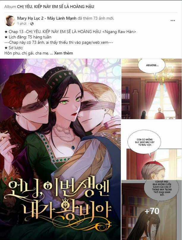 Chị Gái À, Kiếp Này Em Chính Là Nữ Hoàng Chapter 13.1 trang 0